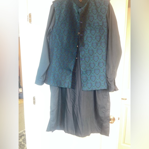 men kurta shalwar vest - Picture 2 of 3